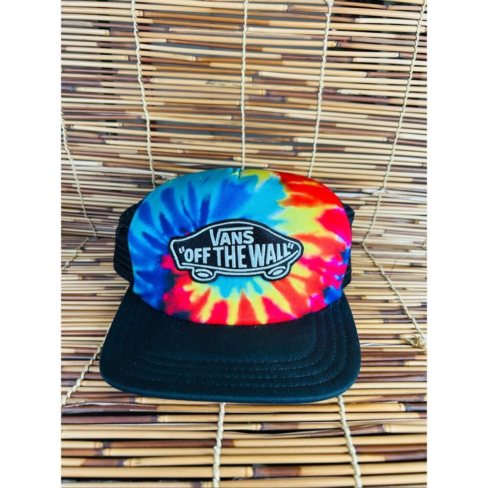 VANS Bright Tie Dye Truckers Cap Hat
